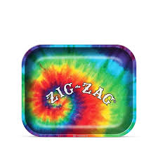 Zig-Zag | Large Tye Dye Rolling Tray | $20