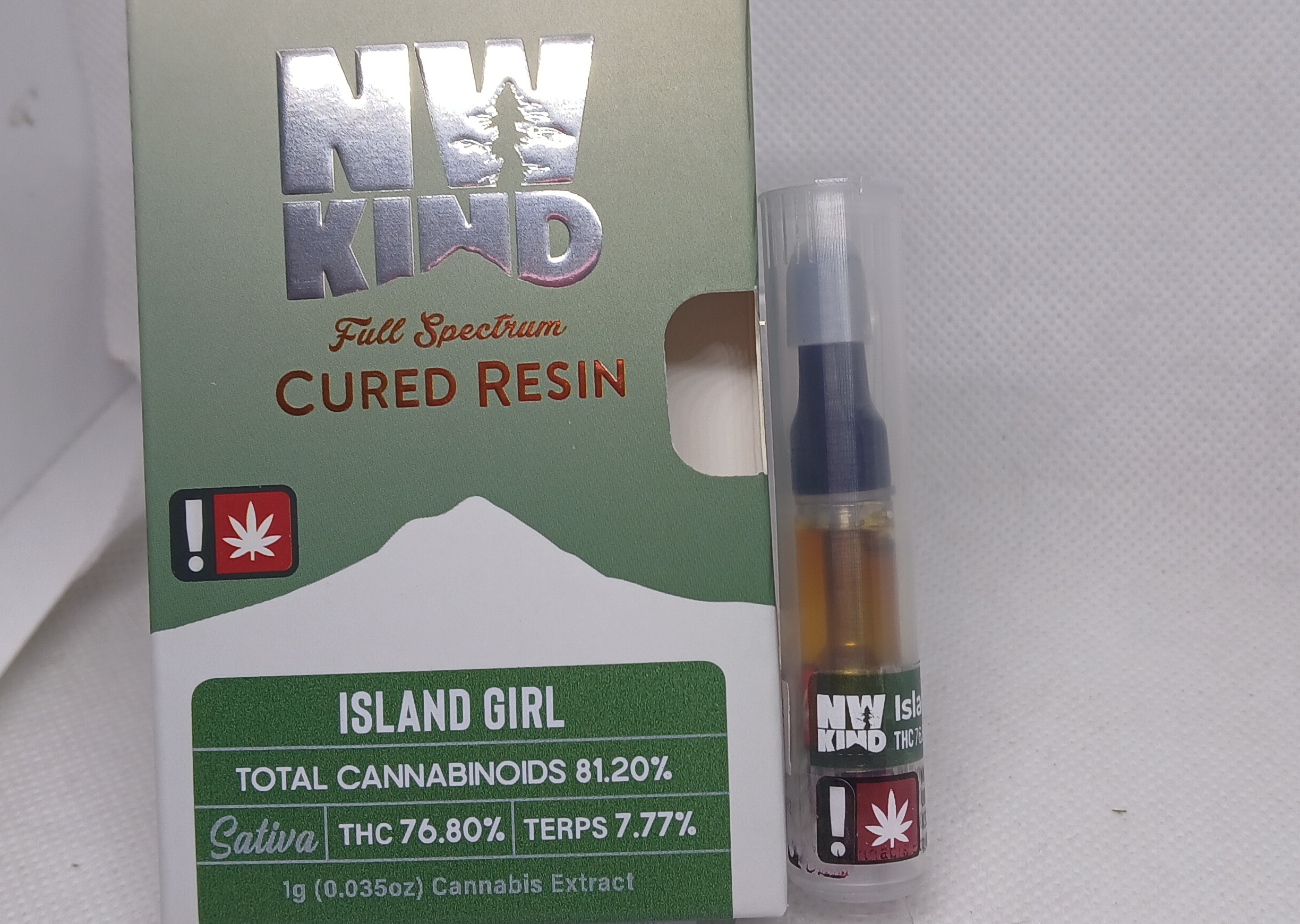 VAPE CURED RESIN - 1G - SATIVA - ISLAND GIRL