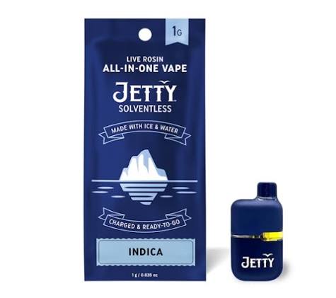 Jetty | Solventless Live Rosin AIO Mini Tank Vape | Sahara Satsuma