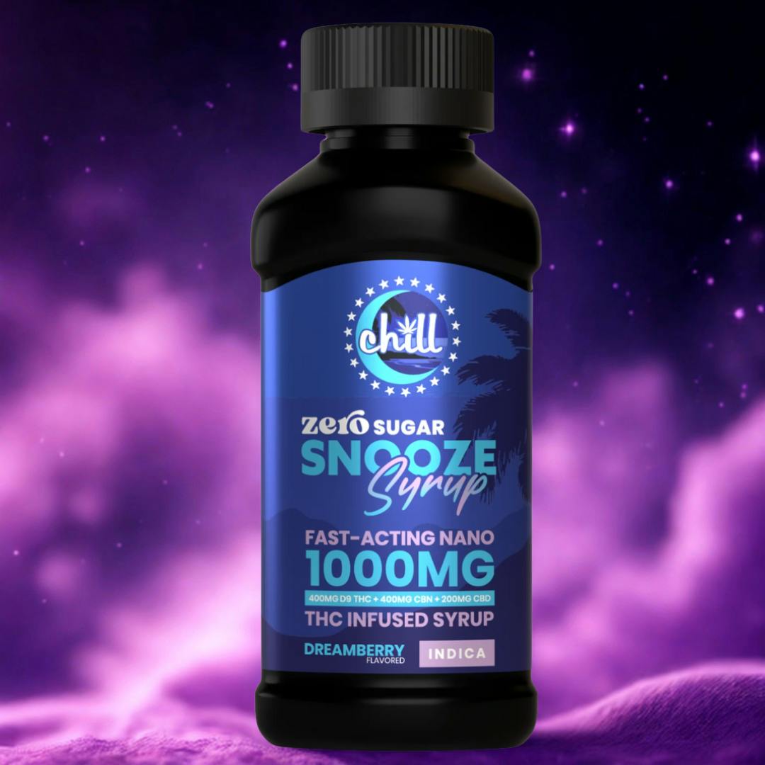 Chill PM - Dreamberry - 100mg - Zero Sugar THC Infused Syrup