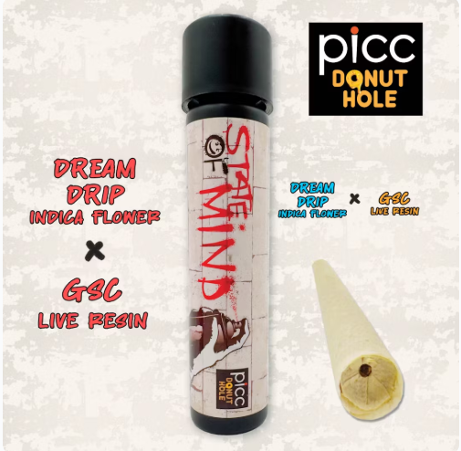 State of Mind | Dream Drip x GSC Live Resin Infused Preroll