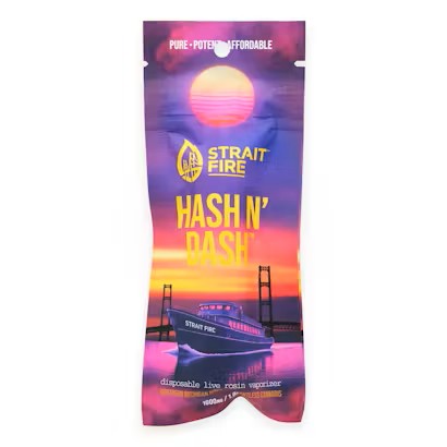 Strait Fire Live Rosin Disposable | Grandpas Neck