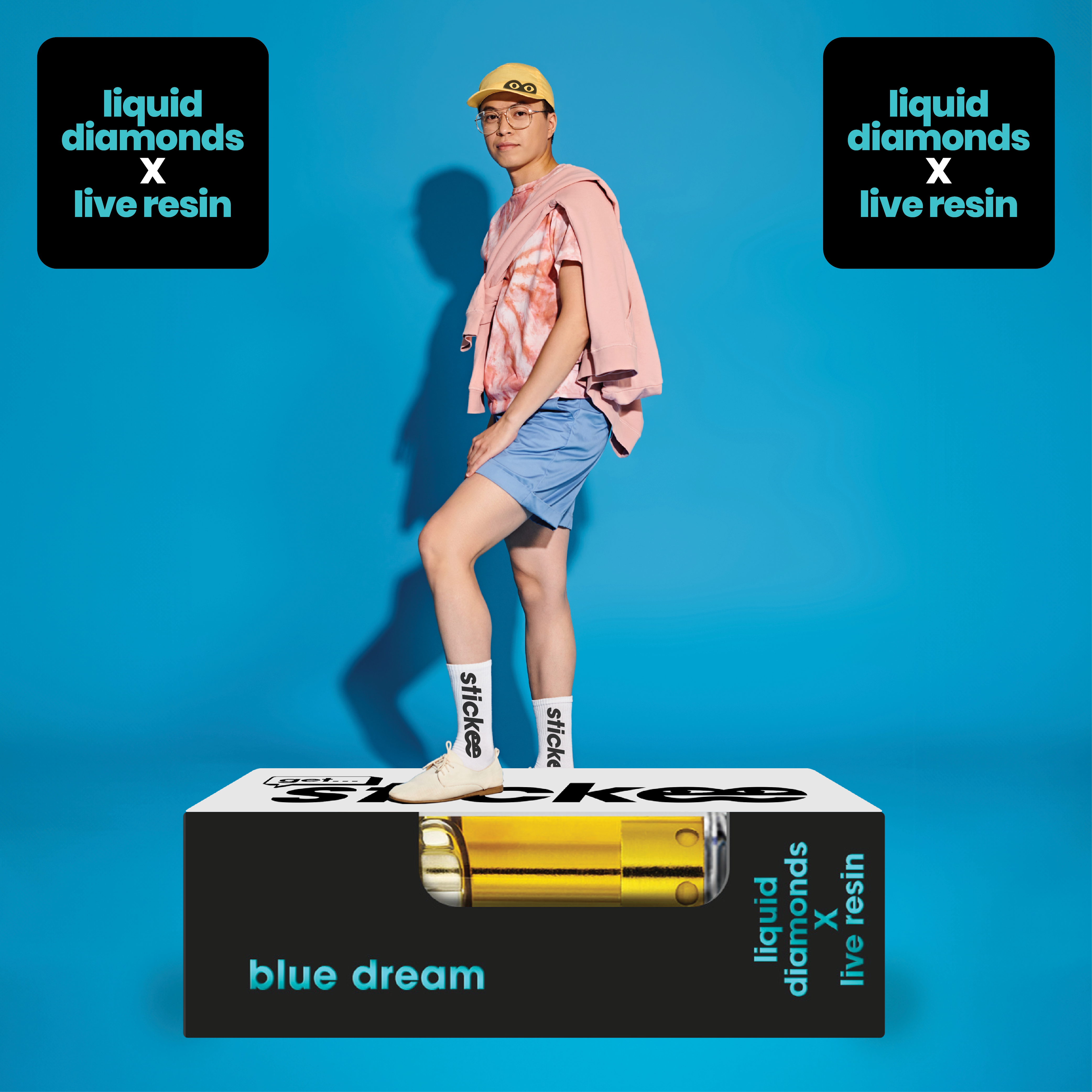 1g LR x LQD Vape Cart - Blue Dream