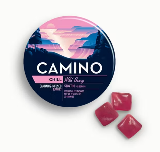 CAMINO - GUMMIES - WILD BERRY - 20PK - 100MG