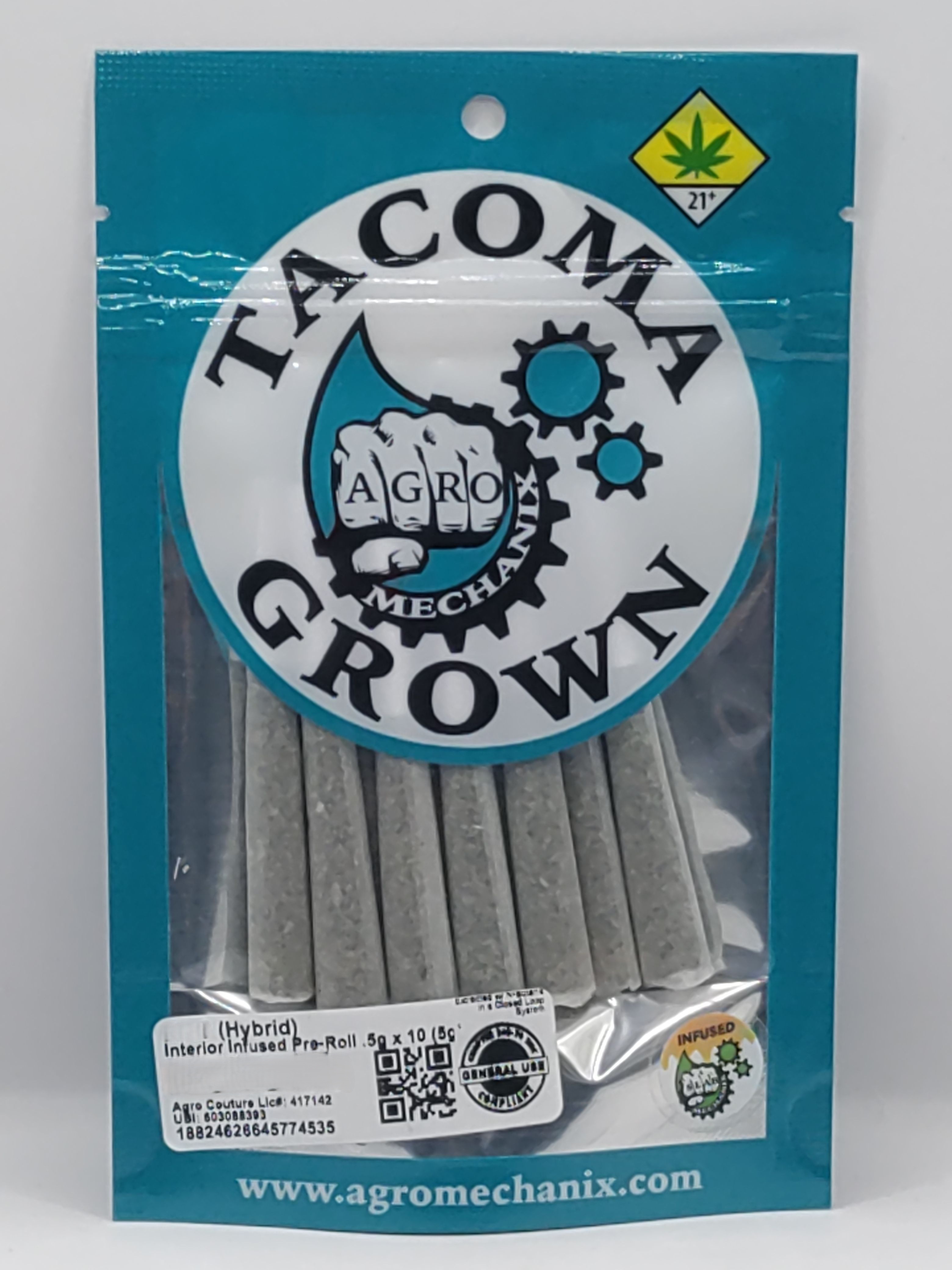 MAC 0.5g x 10 Infused Preroll Pack Slab Mechanix