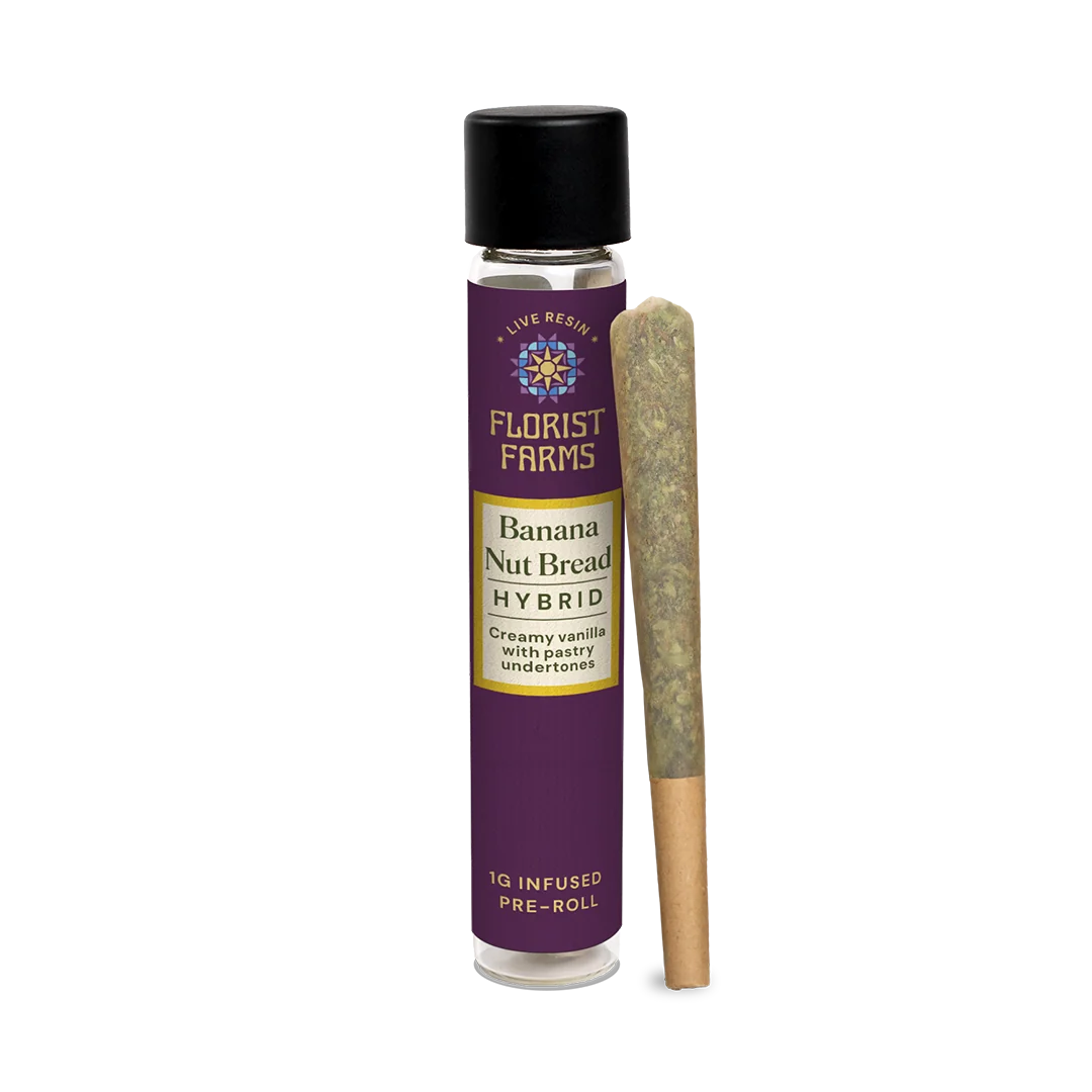 Florist Farms | Banana Nut Bread | Live Resin Pre-Roll