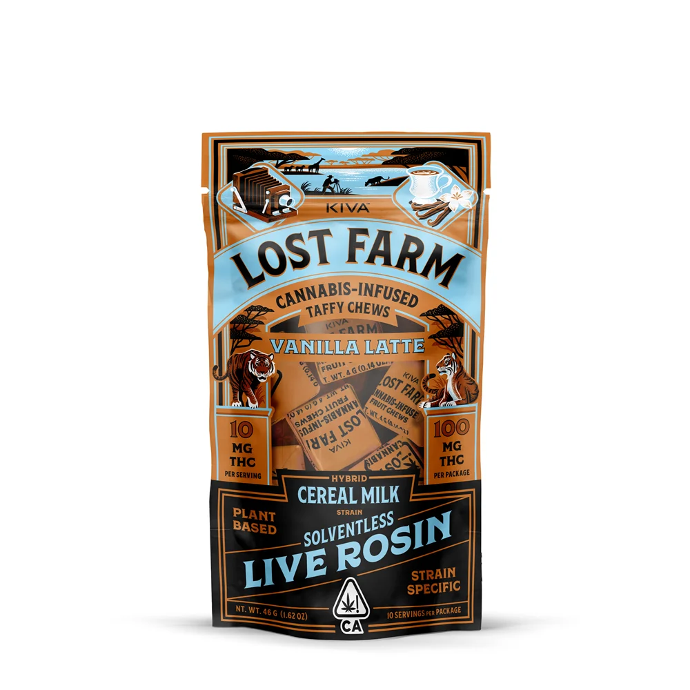 Lost Farm - Vanilla Latte x Cereal Milk (h) - Taffy Chews - 100mg