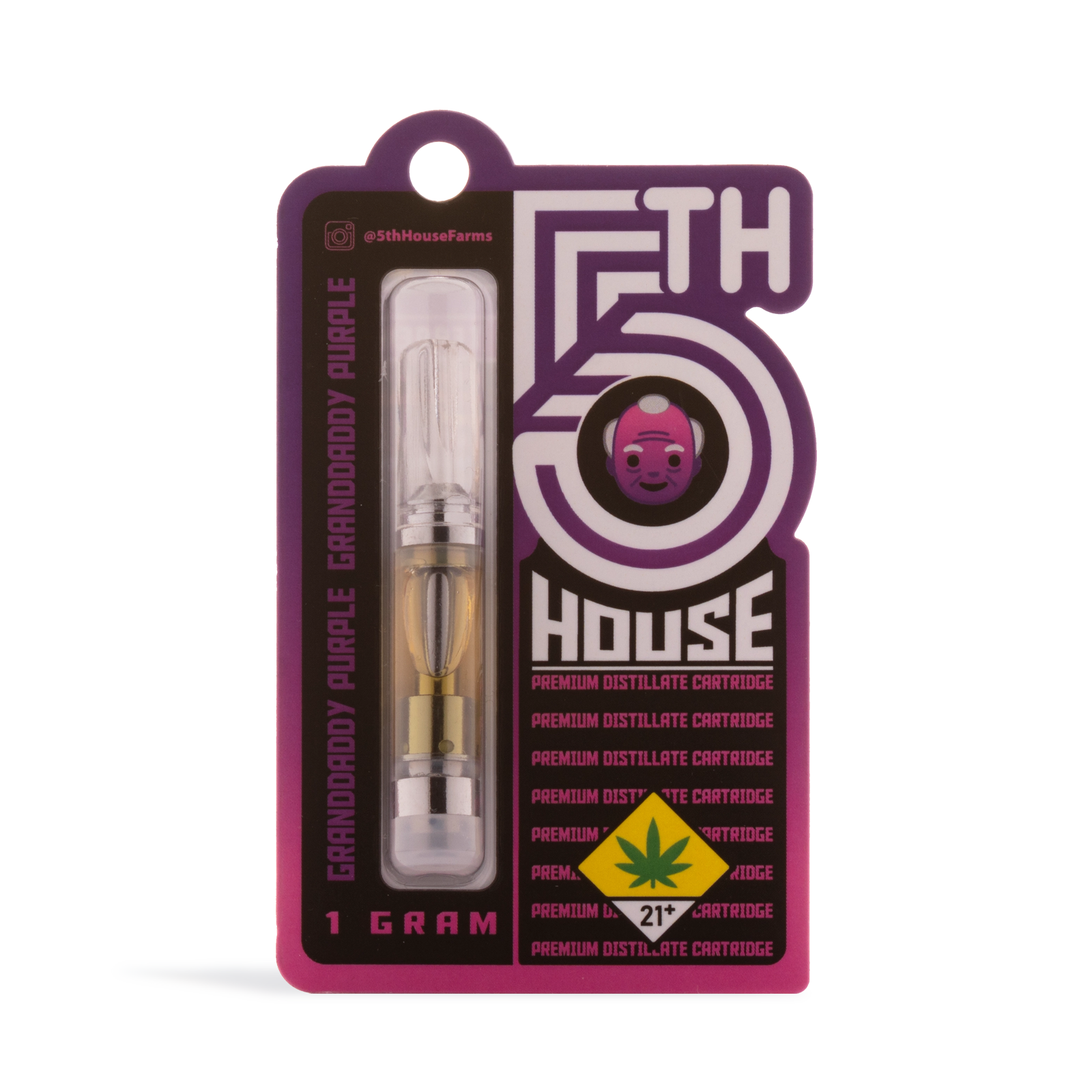 Granddaddy Purple Premium Distillate Cartridge