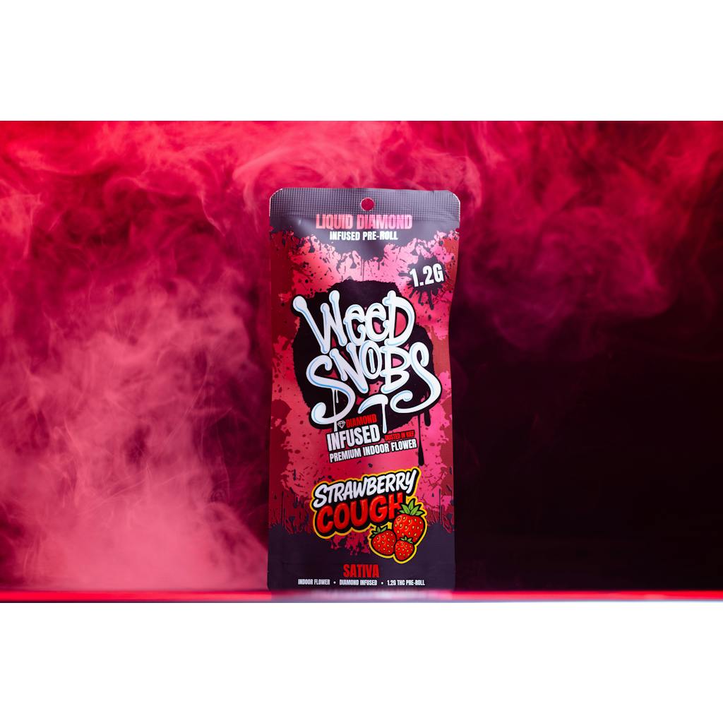 Strawberry Cough Liquid Diamond Infused Preroll 1.2g