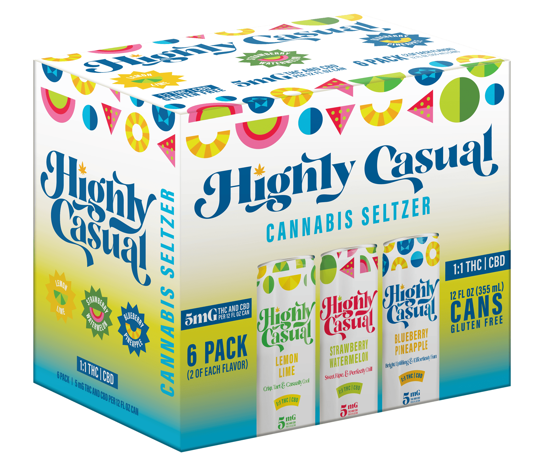 Highly Casual | Variety 6 Pack