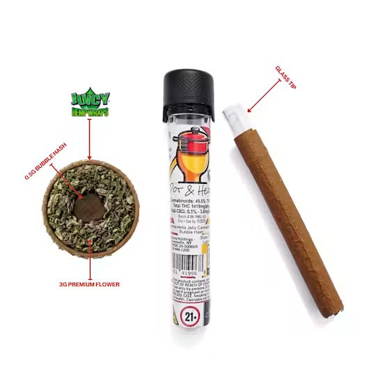 Pot & Head | Northern Lights | Hash Hole Blunt | 3.5g