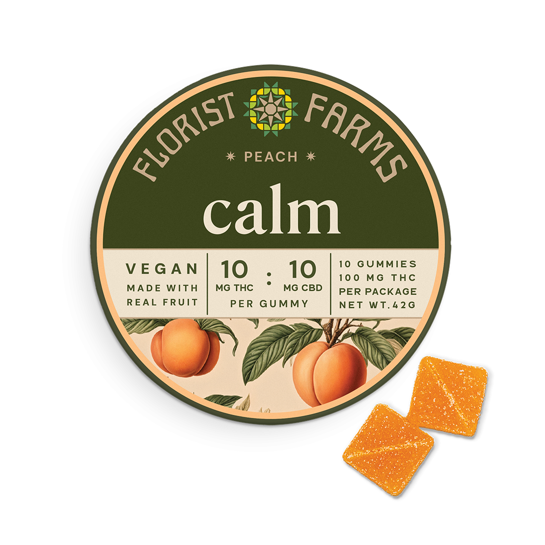 Florist Farms | Gummies | Calm Peach | 100mg
