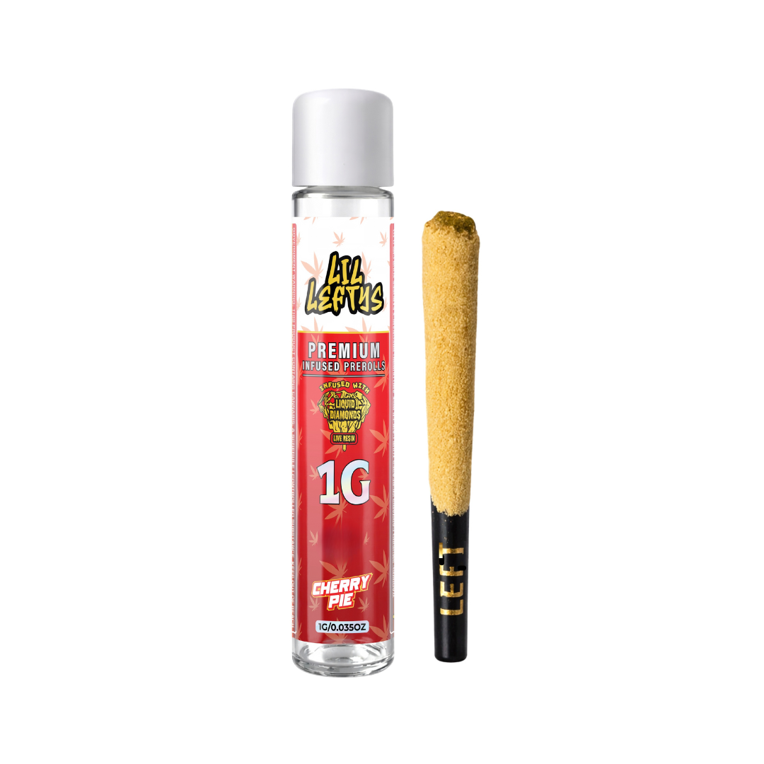 Left Coast | Lil Lefty | Cherry Volcano | infused pre-roll | 1g