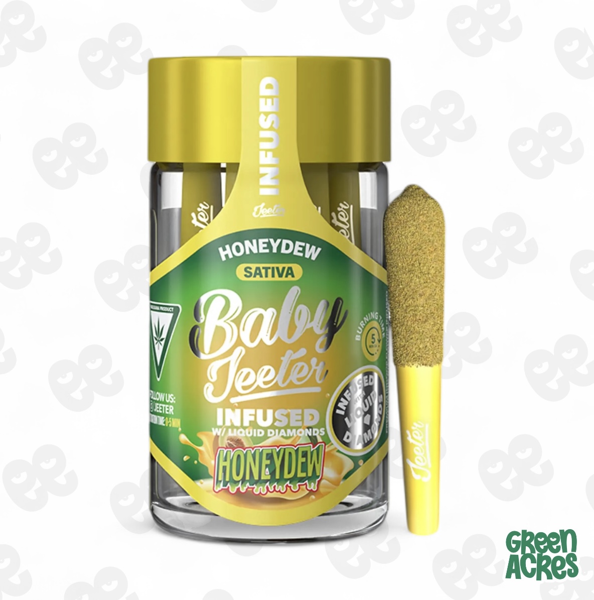 Honeydew Baby Jeeter Infused Pre-Roll 5-pack | 2.5g