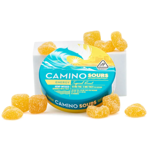 Camino Chews | Tropical Burst 2:1 THC:THCv | 1pc | 10mg:5mg