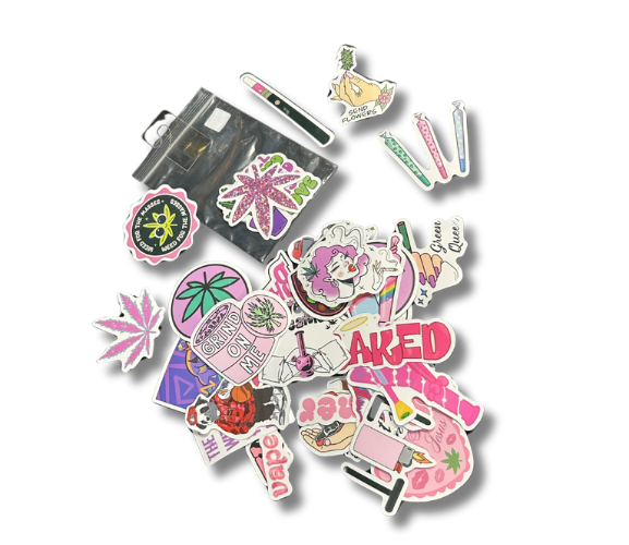 Weed Sticker 3pk