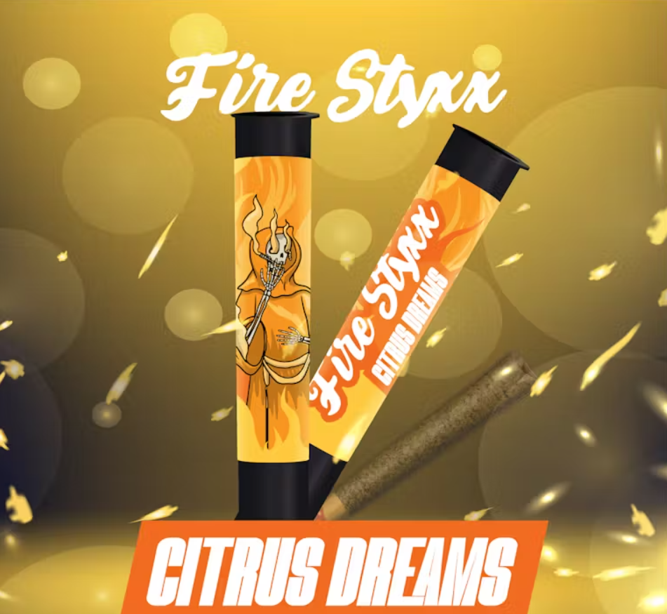 Fire Styxx | Citrus Dreams | Infused Preroll - 1g