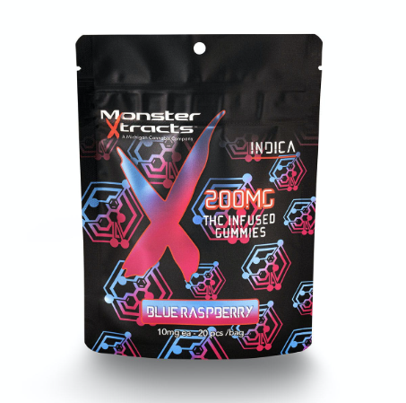 MONSTER | 200MG GUMMIES | BLUE RASPBERRY