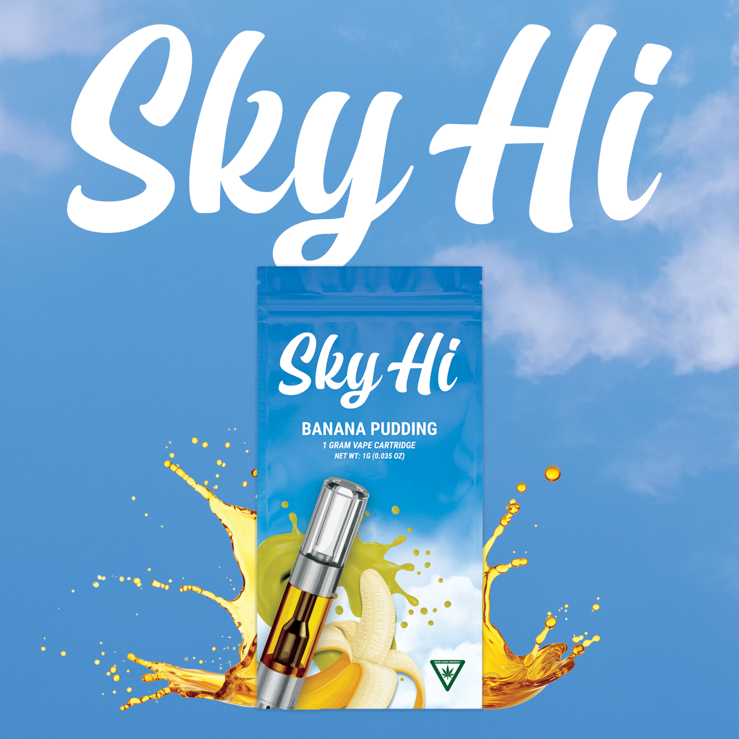 Sky Hi Cartridge | Banana Pudding Gelato