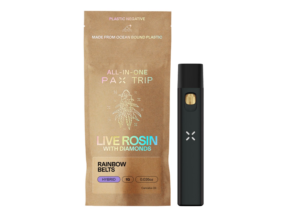 PAX Live-Rosin + Diamond All-in-One Rainbow Belts 1g Vape