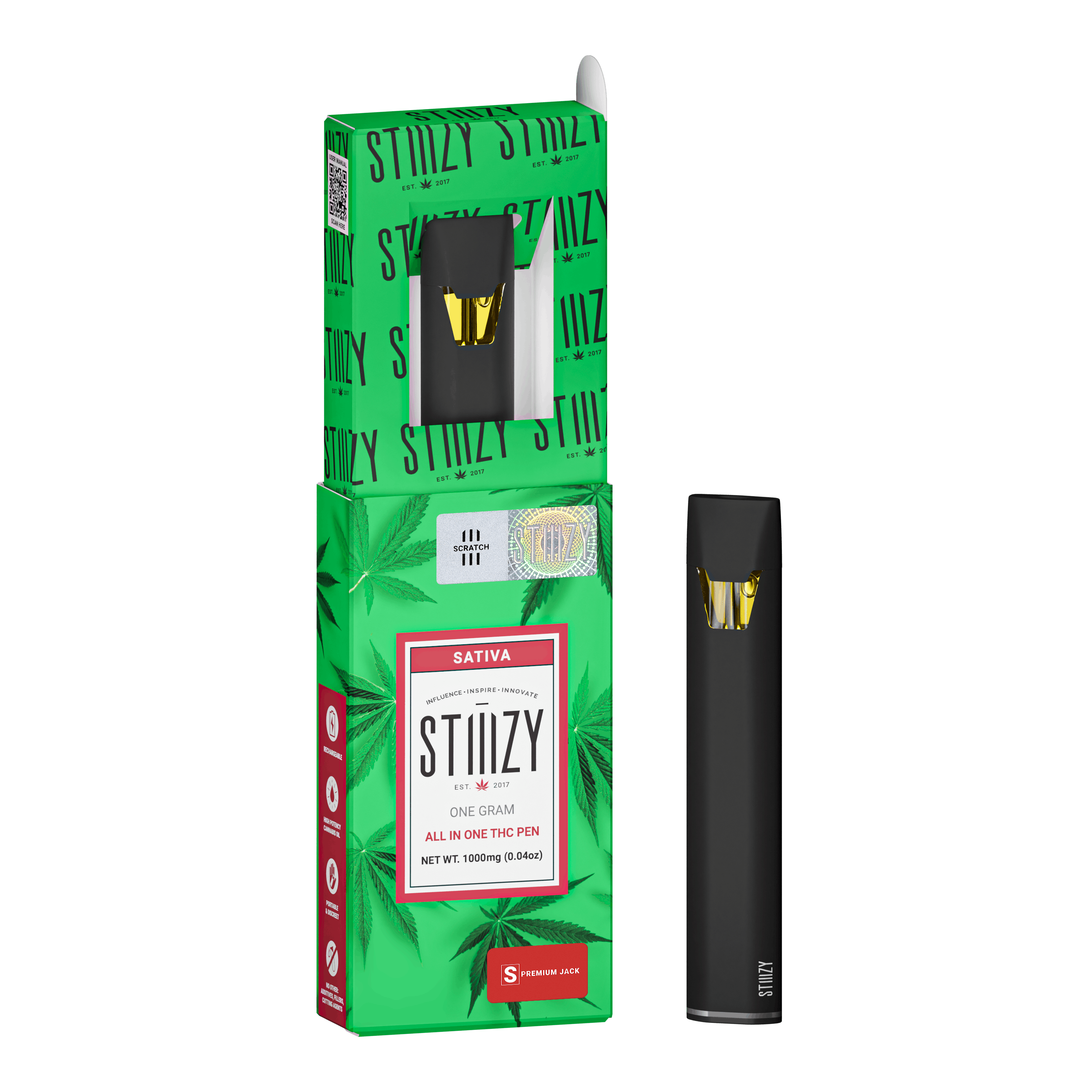 STIIIZY | SUPER LEMON HAZE | ALL-IN-ONE DISPOSABLE | 1G