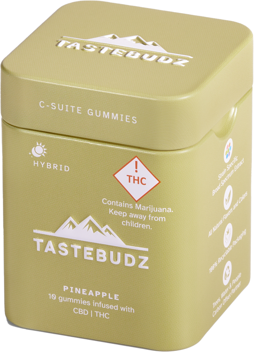 Tastebudz | Gummies | Pineapple | CBD - THC