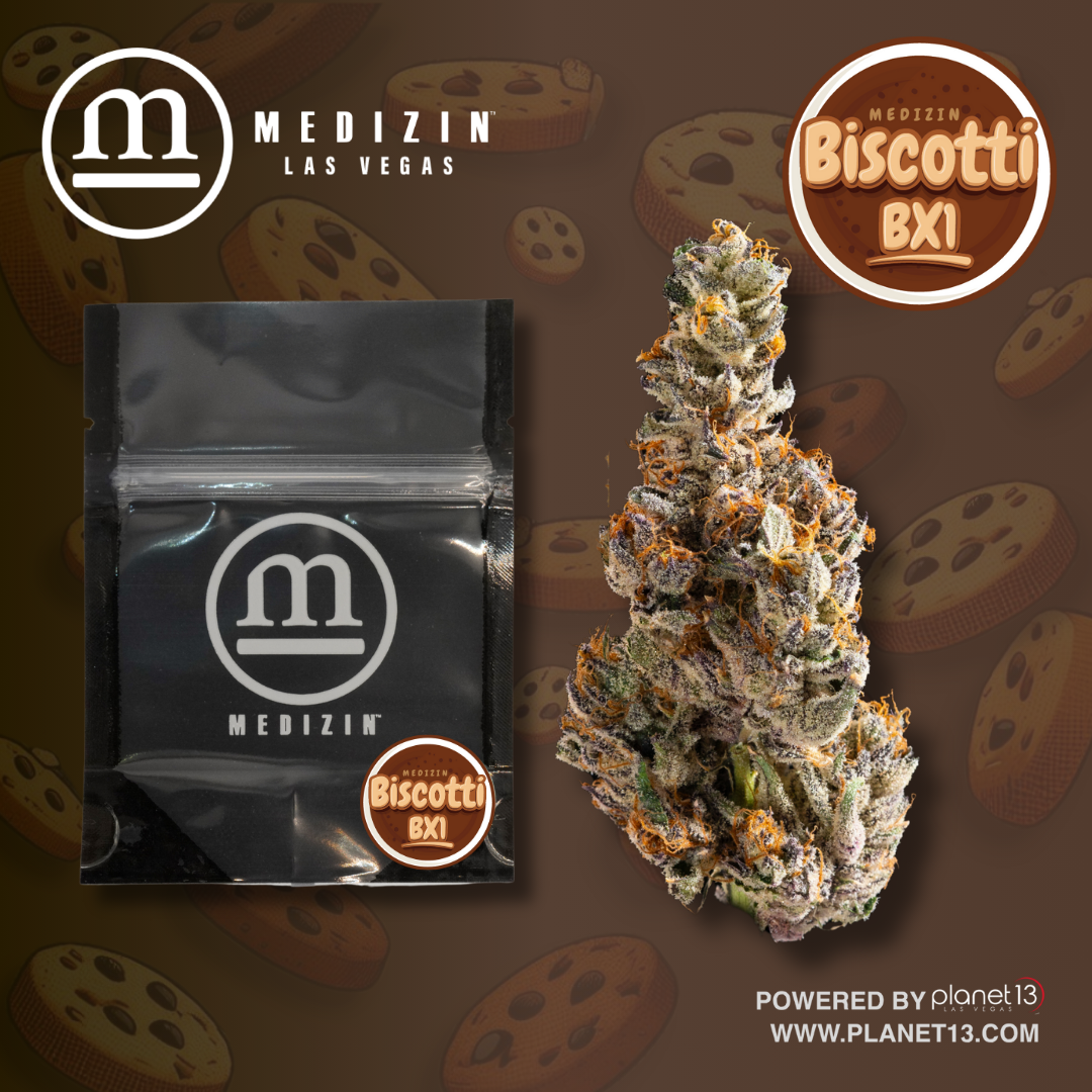 MALOWI ピスタチオ　アンドメディカル Medizin Biscotti x BX1 3.5g Prepack | Planet 13 Las Vegas