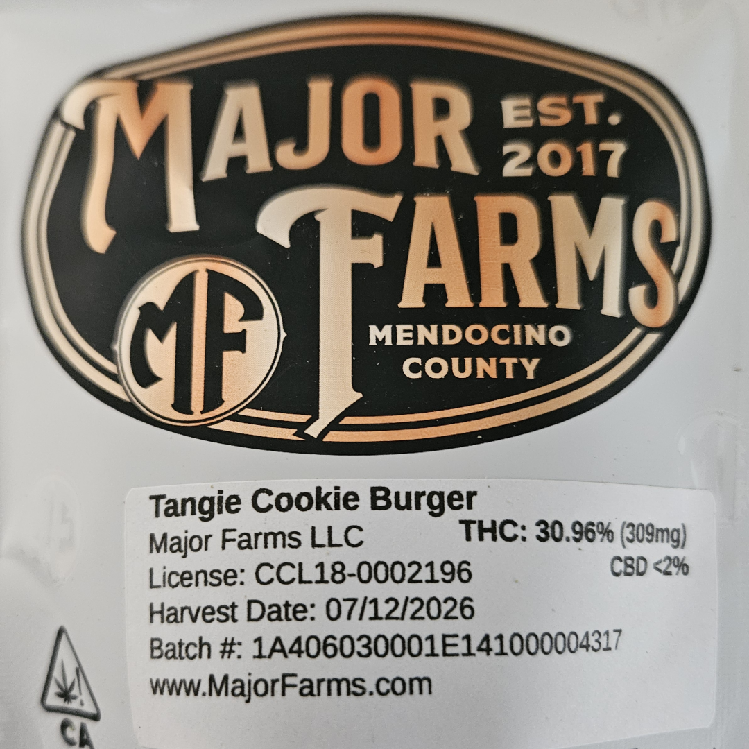 MAJOR FARMS: Tangie Cookie Burger