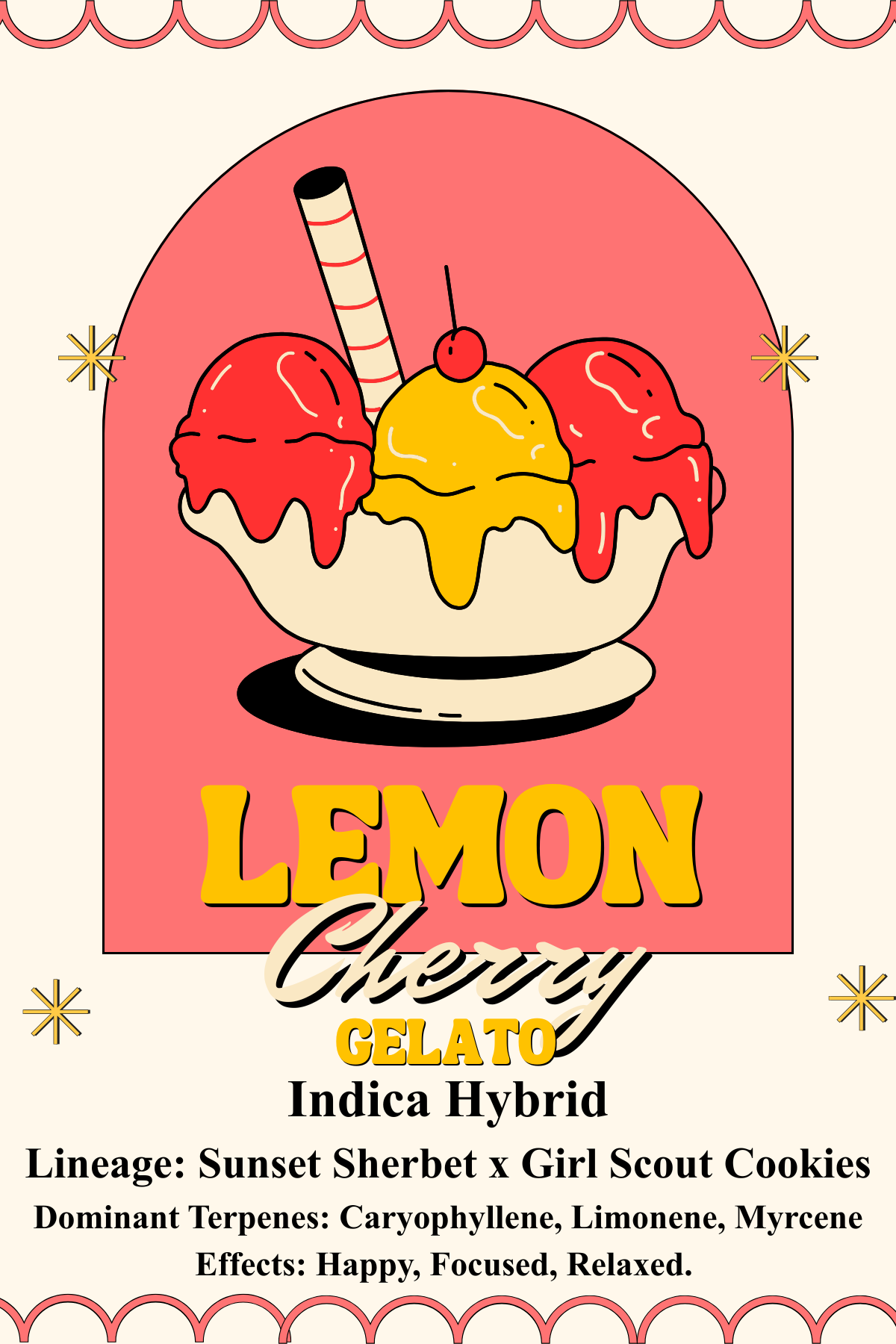 Flower | Lemon Cherry Gelato | Xianggelira