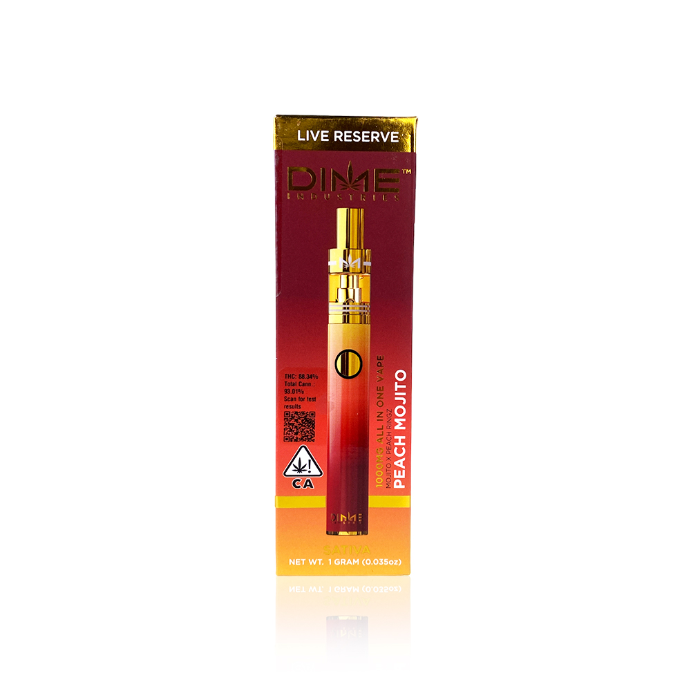 DIME - DISPOSABLE (LIVE RESERVE) - - SATIVA - PEACH MOJITO