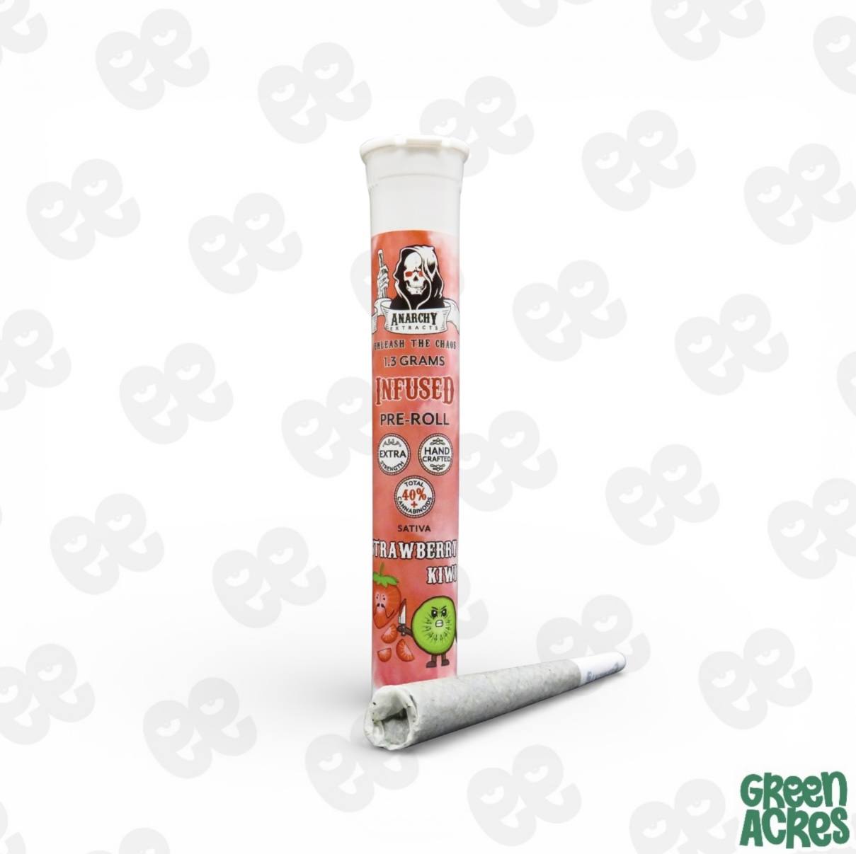 ANARCHY | STRAWBERRY KIWI | INFUSED PREROLL | 1.3G