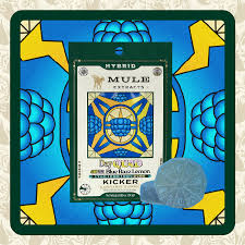 100mg - 2 Pack - Edibles - Sour Blue Razz Lemon "QU4Derall" 1:1:2:1 THC:CBD:CBG:CBC - Mule Extracts - REC