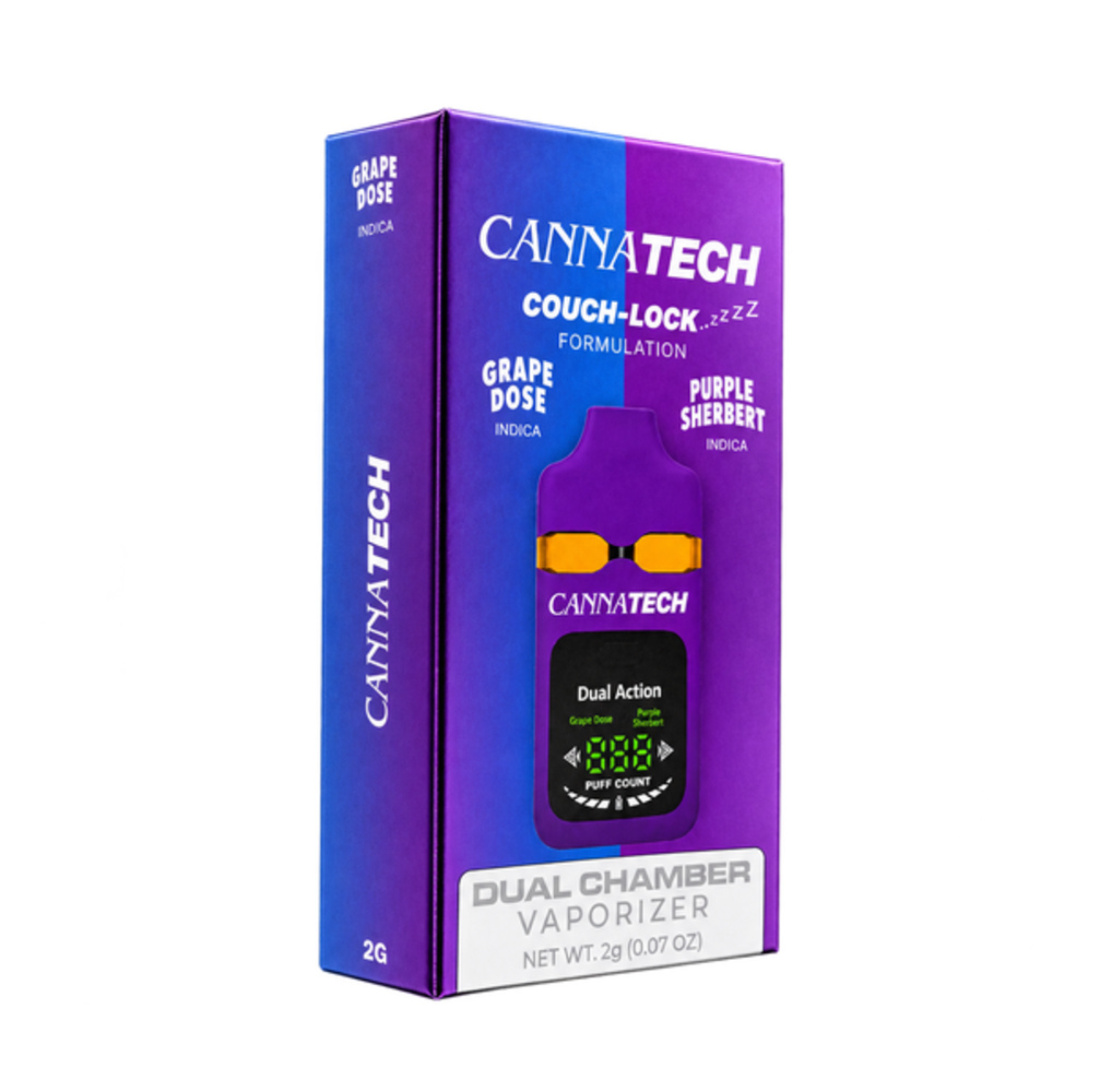 Cannatech Grape Dose x Purple Sherbert Dual Chamber Vape