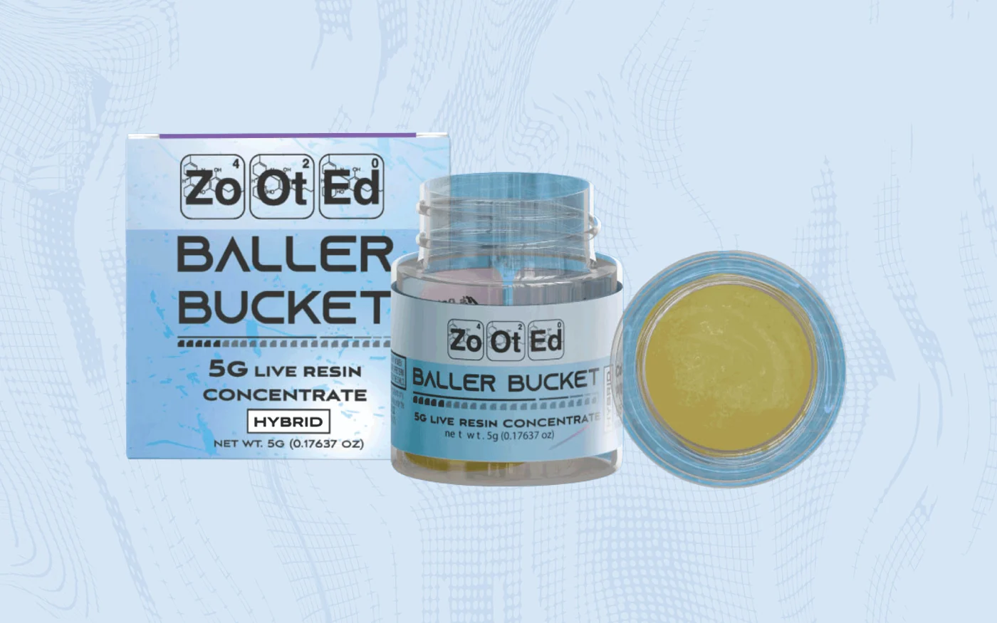 Zooted Lilac Budder Live Resin Badder 5.0g