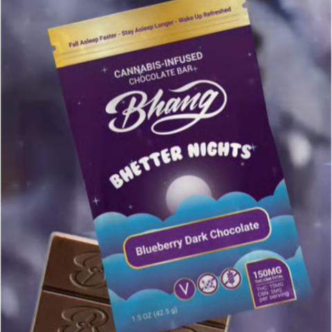 Bhetter Nights Blueberry Dark Chocolate