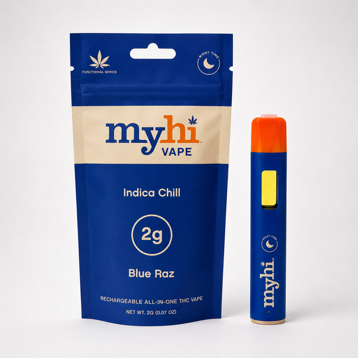 Blue Raz Indica Chill - AIO Disposable Vape - 2g
