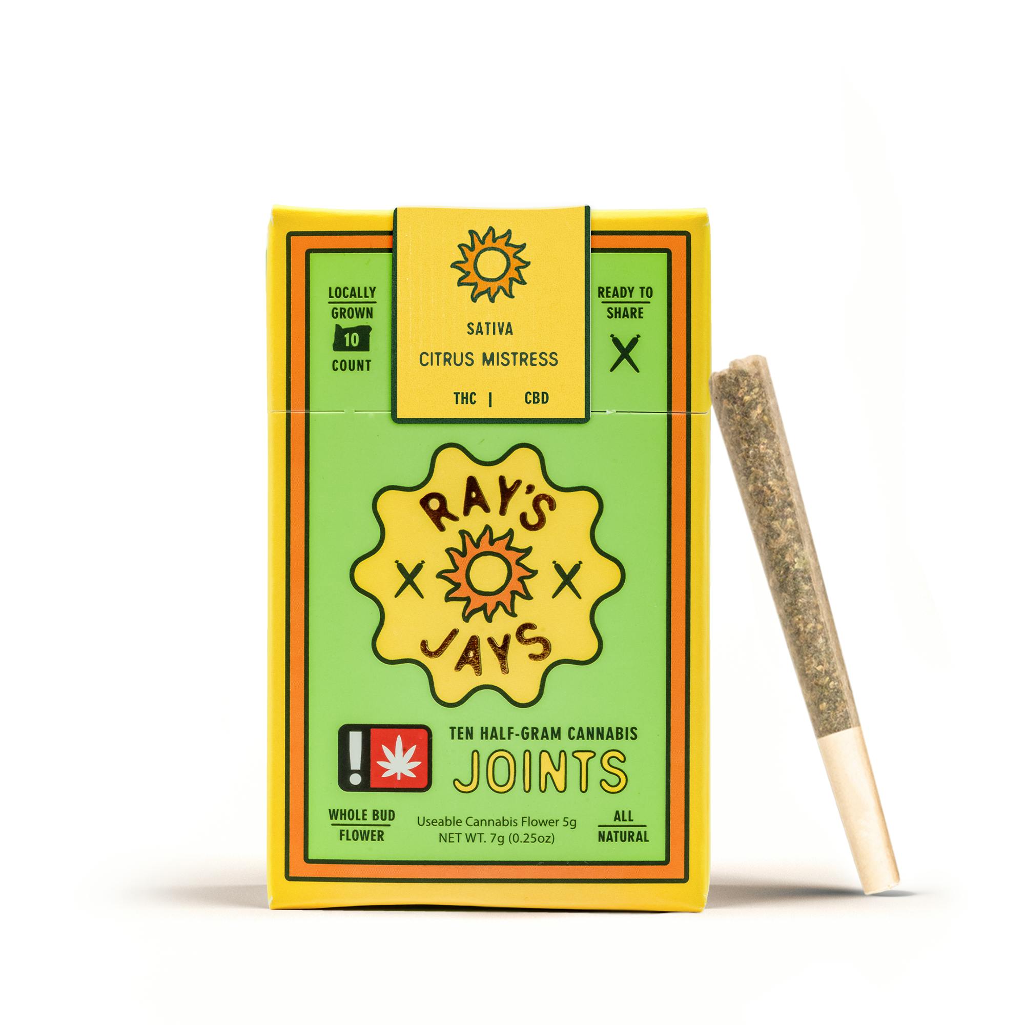 SUNNY JAYS - PREROLL - 10 PACK - INDICA - GUSH MINTZ