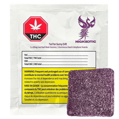 TenTen Sunny Drift Live Rosin Gummy