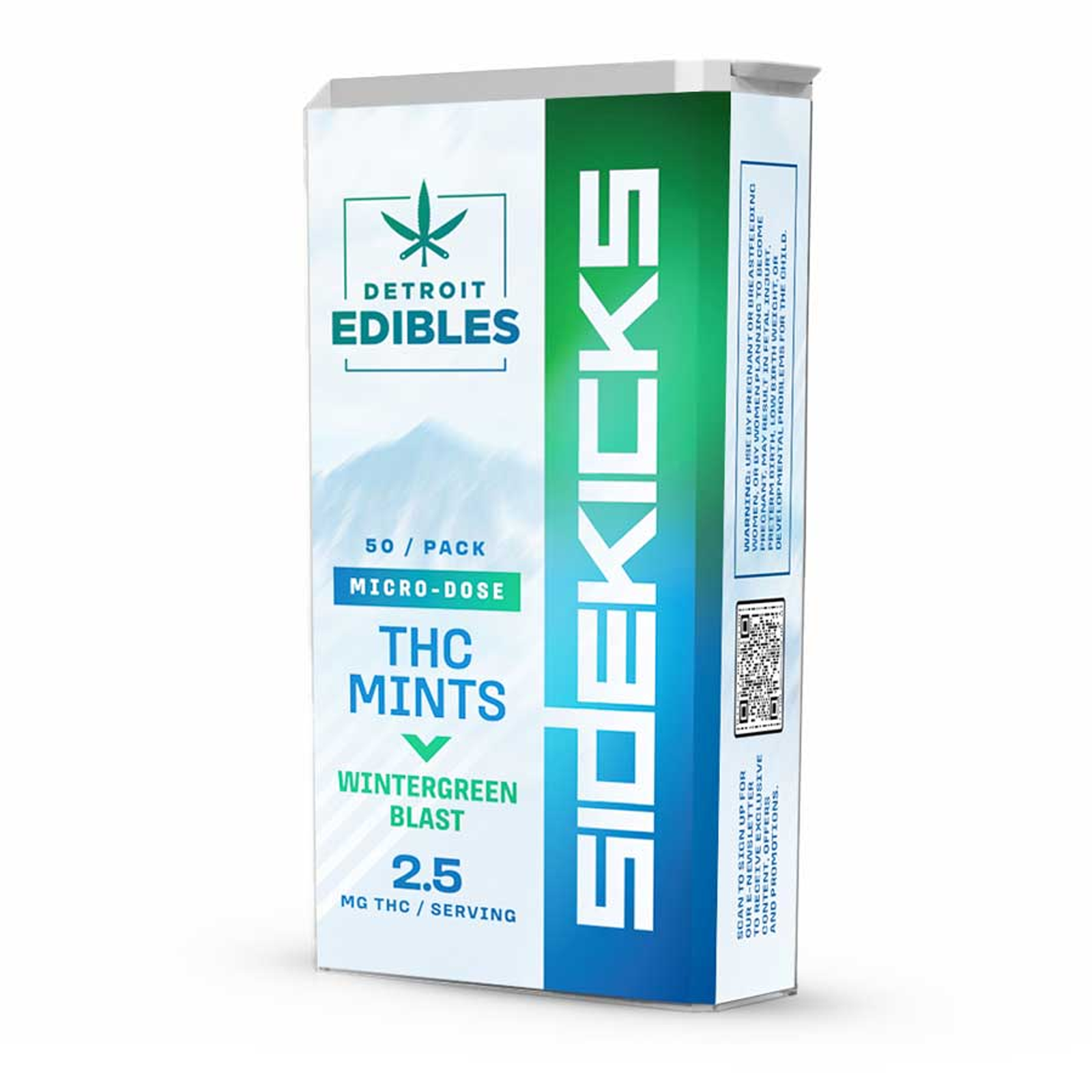 Sidekicks THC Mints - Wintergreen Blast