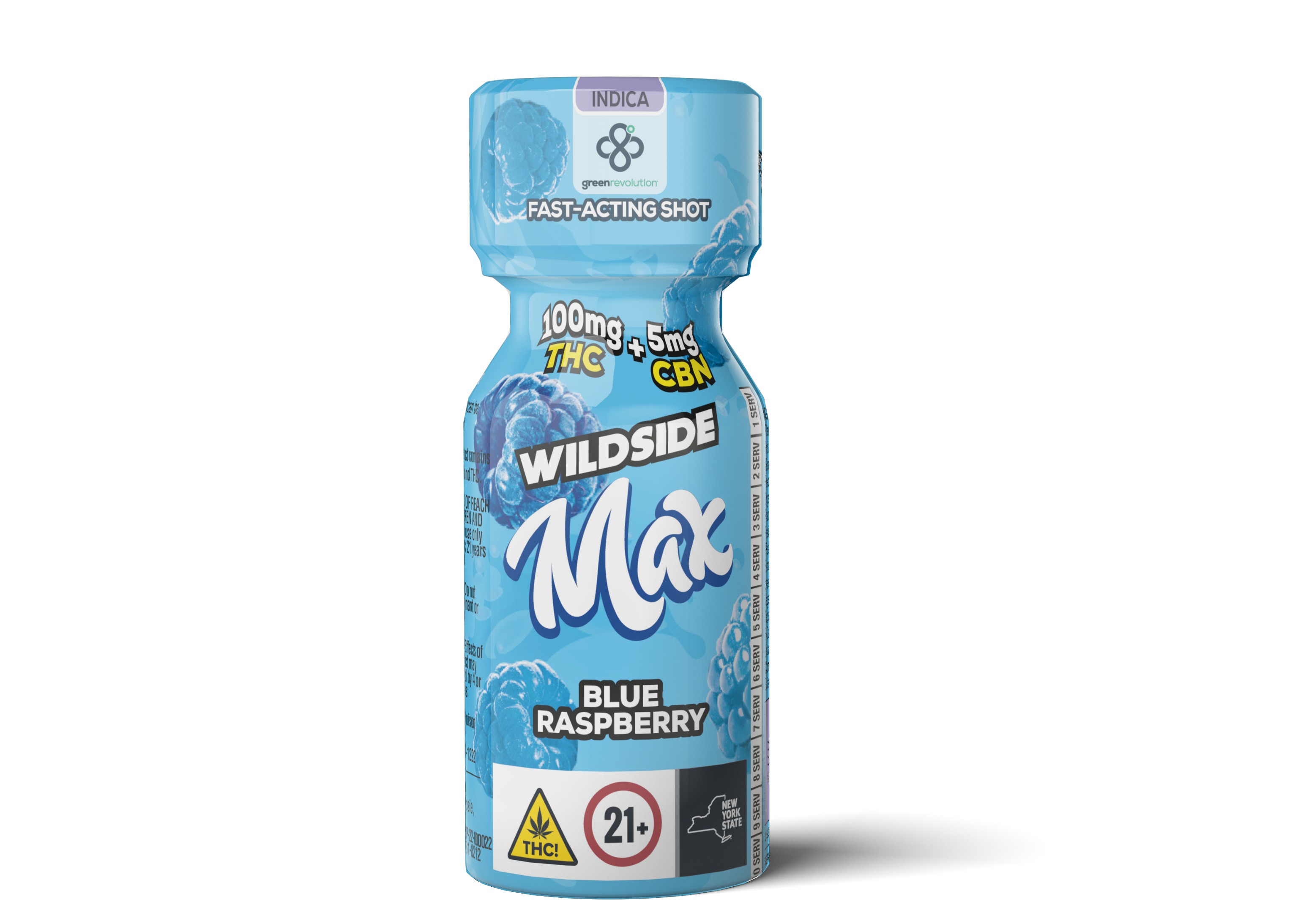 Blue Raspberry | CBN Nano Shot Max | 100mg