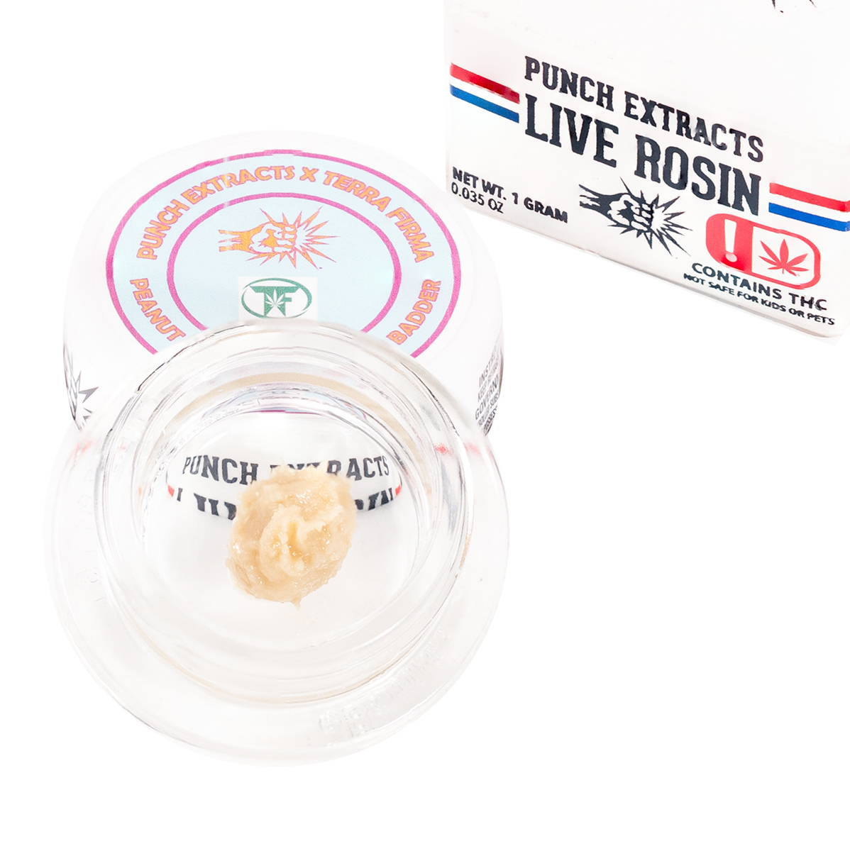 Peanut Butter Ice Cream Silver Tier Live Rosin Cold Cure Badder (1g)