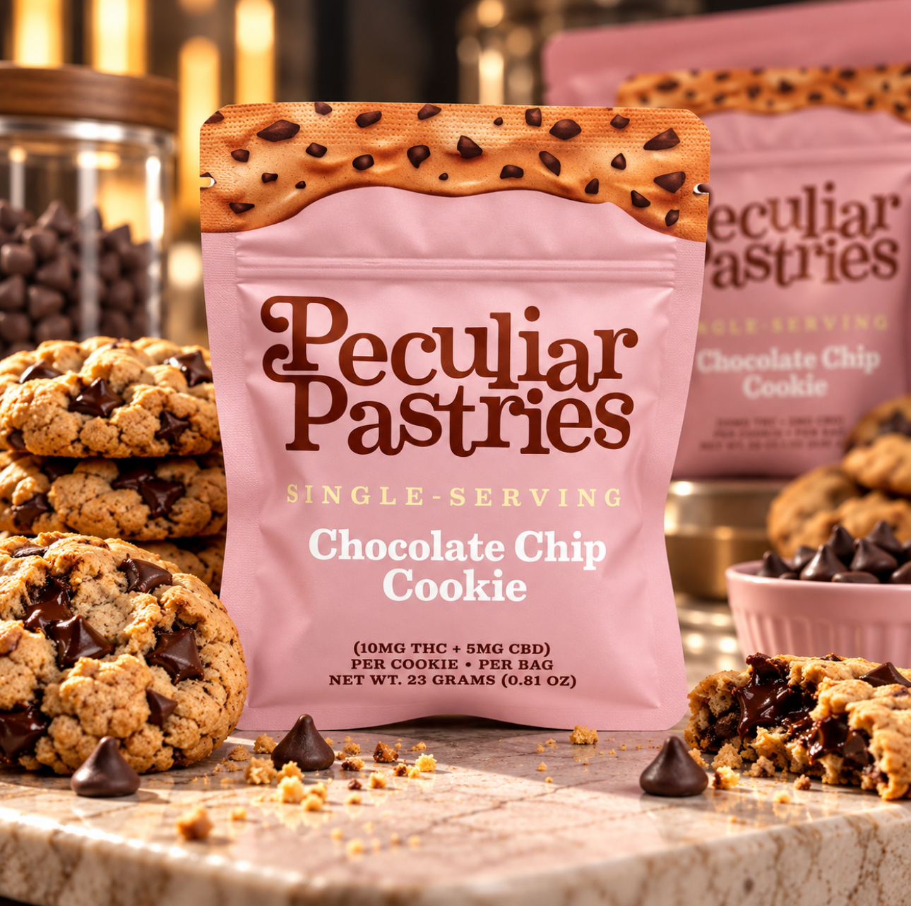 Peculiar Pastries Chocolate Chip Cookie 10mg