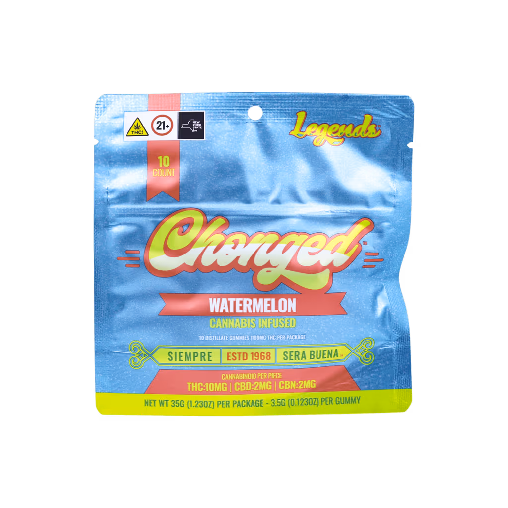 Cheech & Chong Legends Watermelon 10pk 10mg Gummies