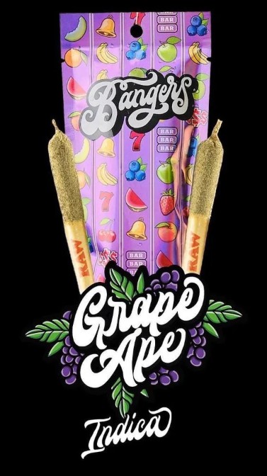 (25183) Grape Ape INF PreRolls - 2Pk