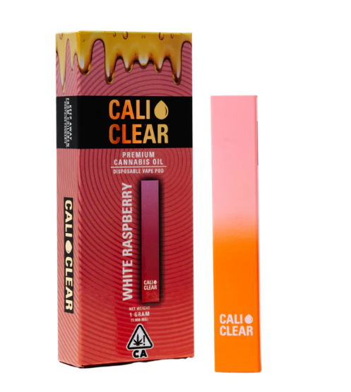 Cali Clear White Raspberry All-In-One Vape