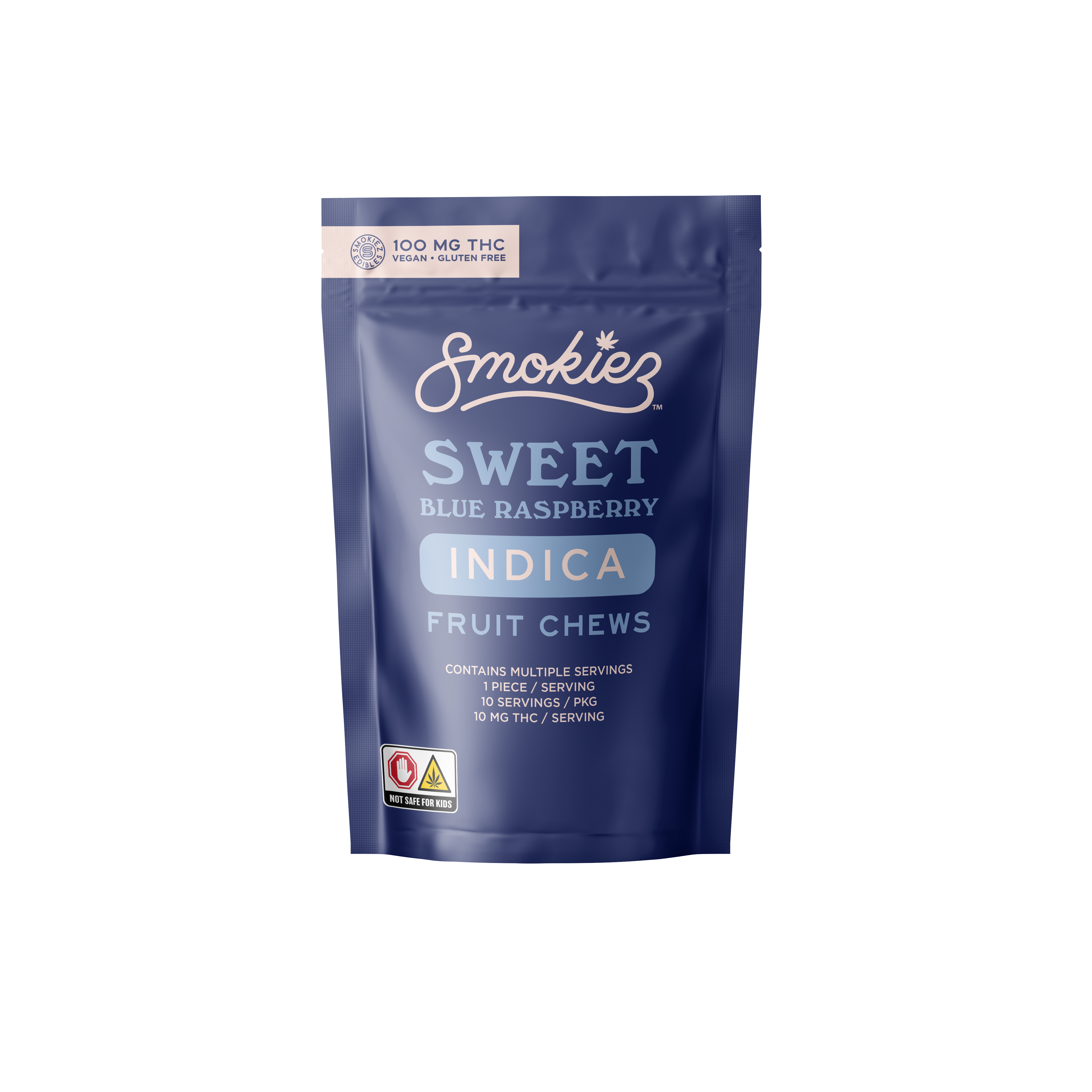 10pk/100mg- Sweet Blue Raspberry