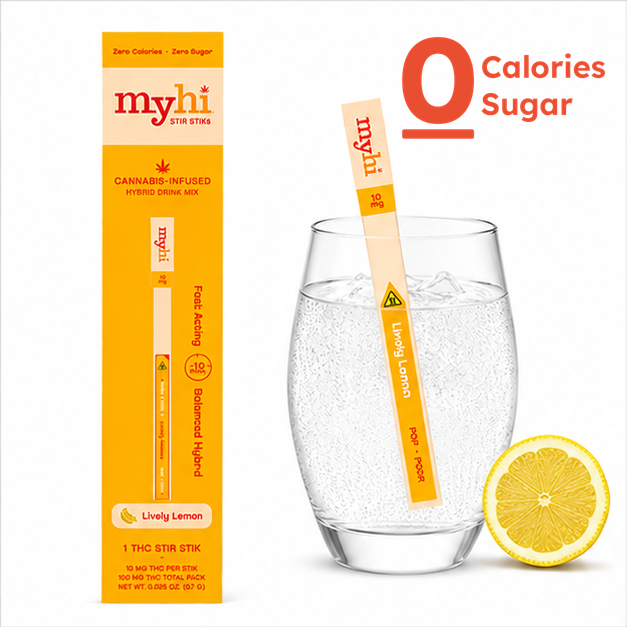 Lively Lemon - Beverage Stir STIKs -  Single (10mg)