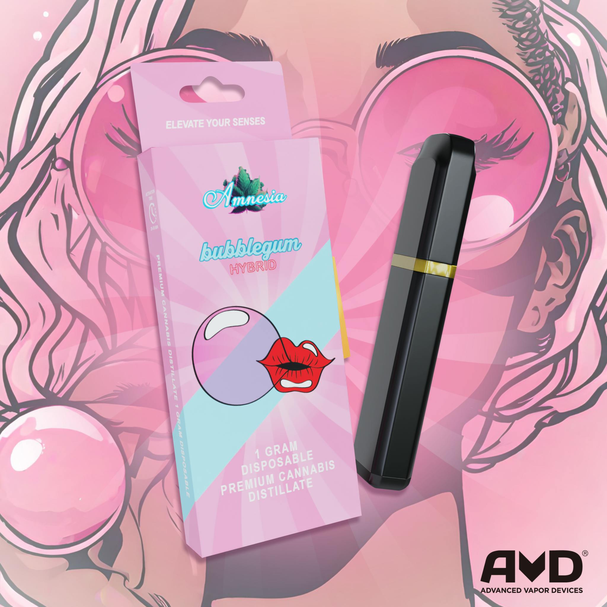 Bubble Gum 1g Vape Disposable