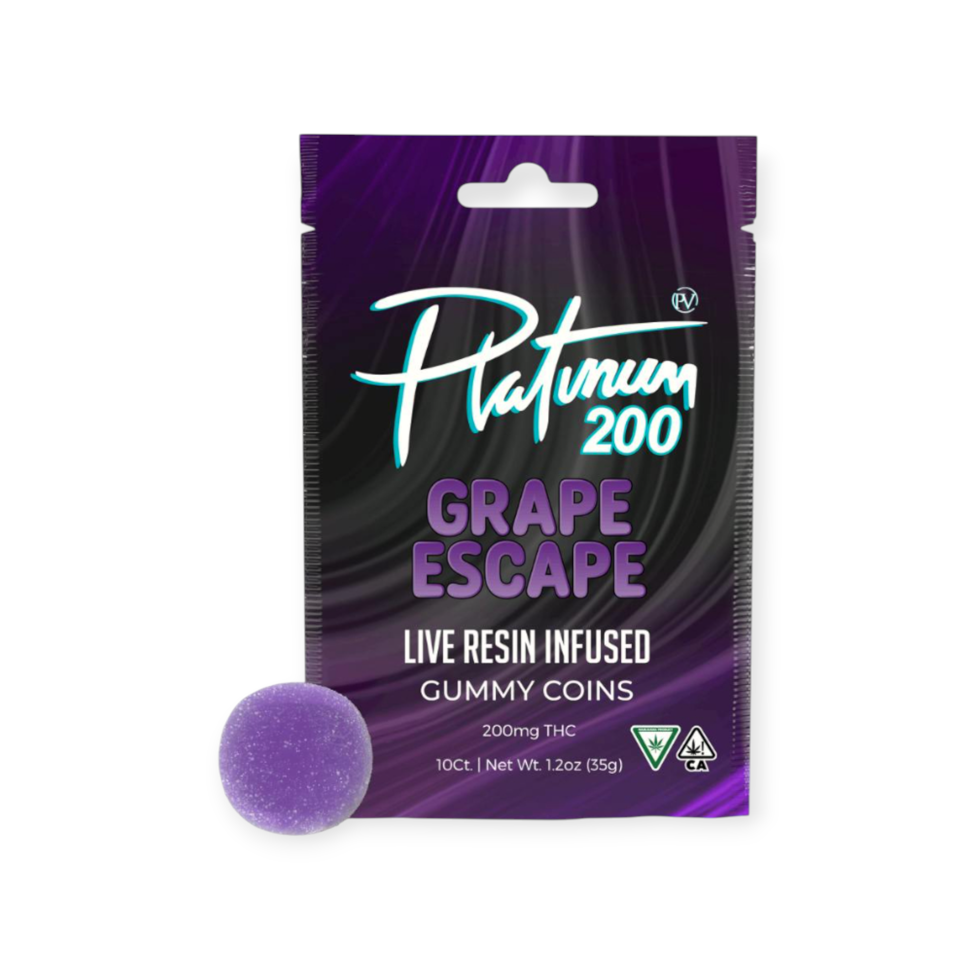 Grape Escape  |  Live Resin Gummies | 200mg
