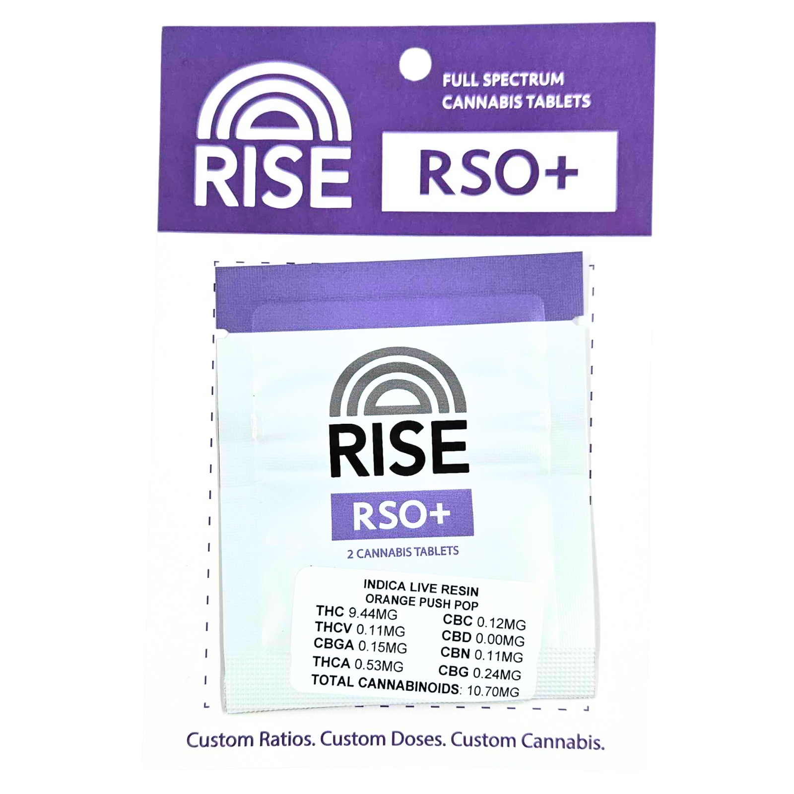 Edible | Tablet | RSO | Orange Push Pop | 20mg